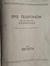SPIS TELEFONÓW 3 1973/74