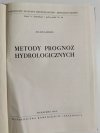 METODY PROGNOZ HYDROLOGICZNYCH - Julian Lambor 1962