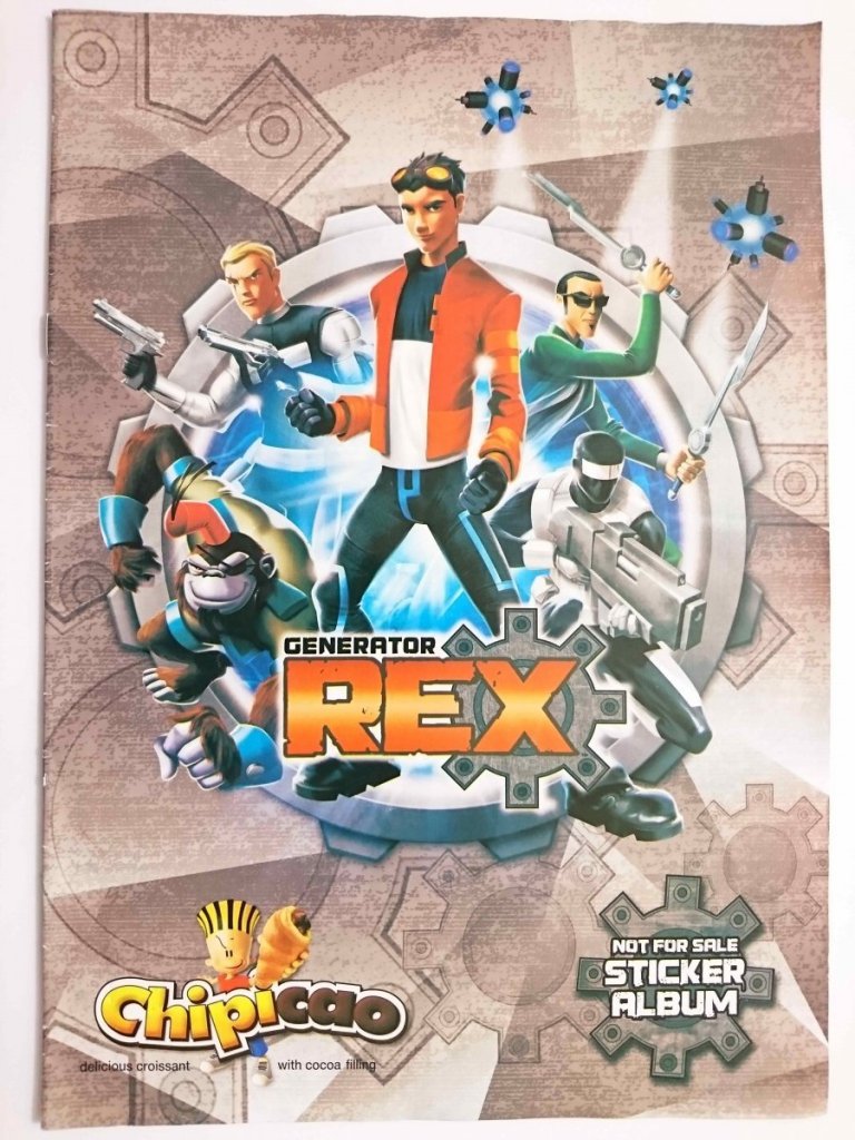 Generator Rex Chipicao Album Do Naklejek Czysty Ksiazki Z Dodatkami Ksiazki Dla Dzieci