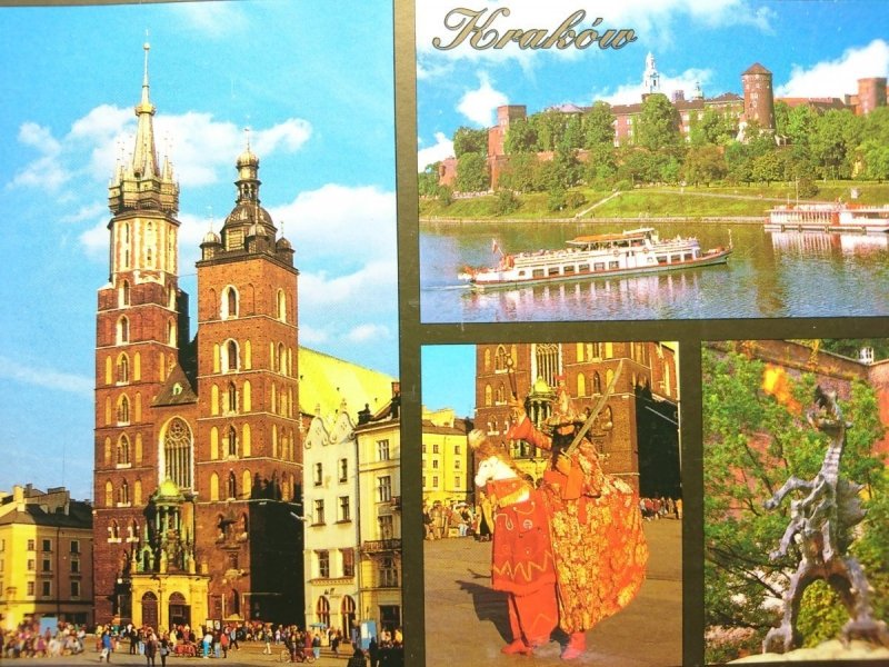 KRAKÓW. RYNEK GŁÓWNY - KOŚCIÓŁ... FOT. PRZEMYSKI