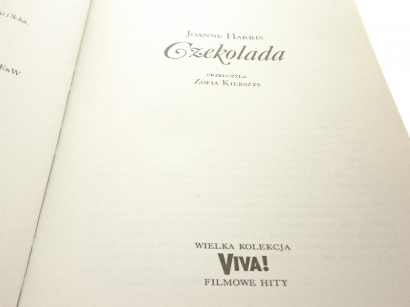 CZEKOLADA - Joanne Harris 1999