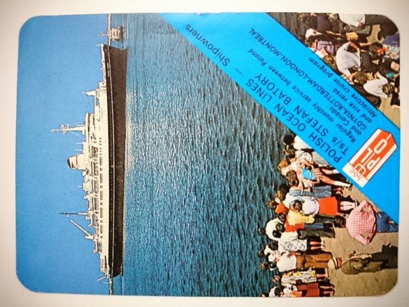 POLISH OCEAN LINES TS/S STEFAN BATORY. KALENDARZYK 1982