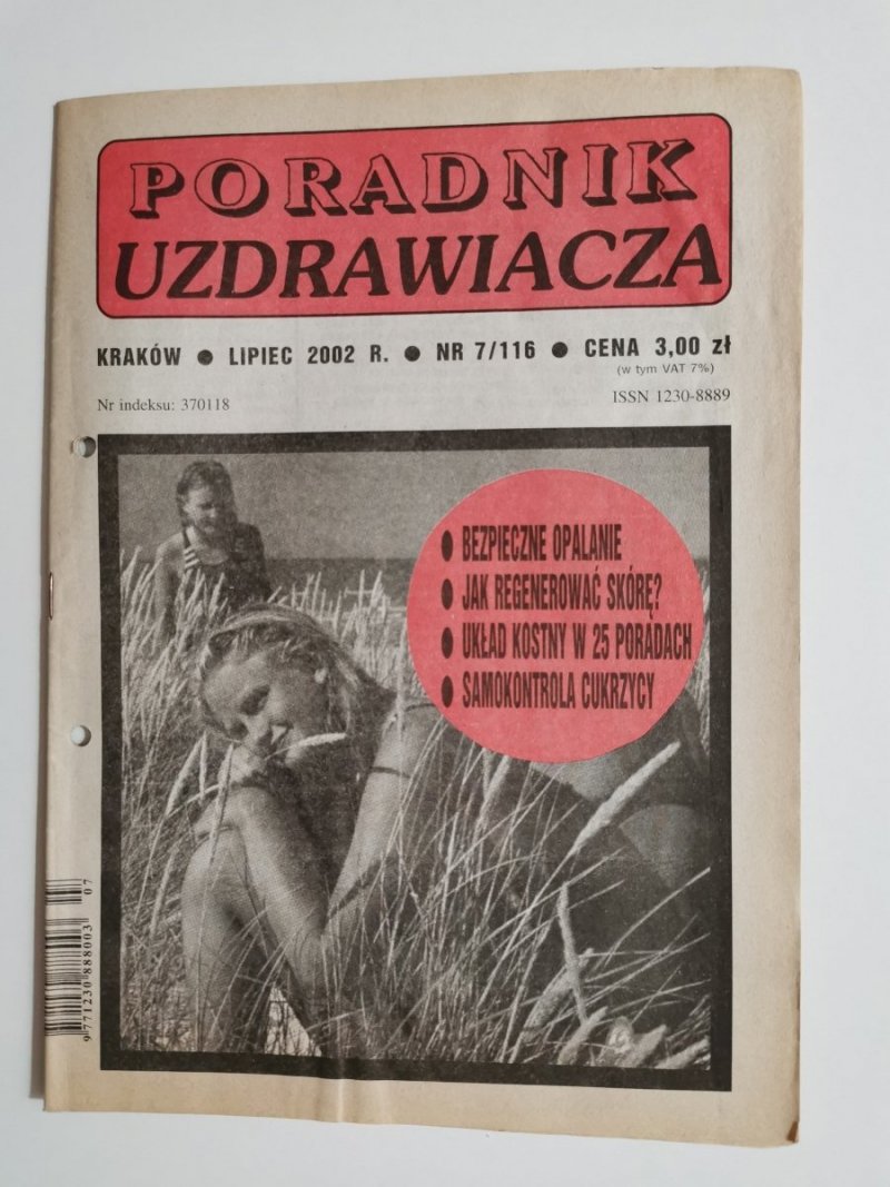 PORADNIK UZDRAWIACZA NR 7/116 LIPIEC 2002 r.