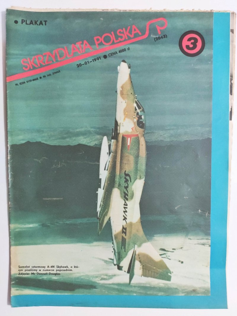 SKRZYDLATA POLSKA 3/1991 BRAK PLAKATU