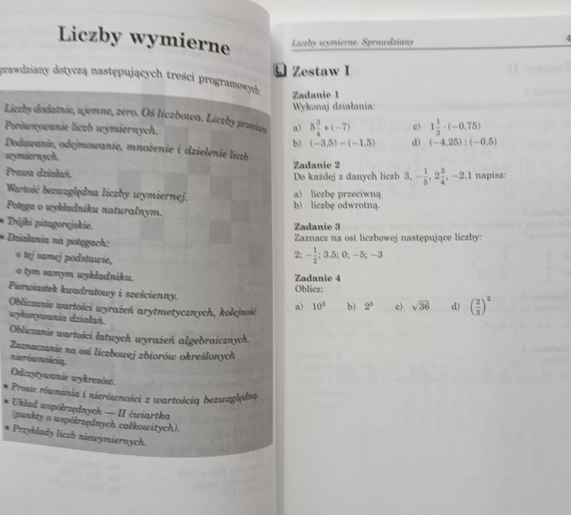 MATEMATYKA 6 SPRAWDZIANY