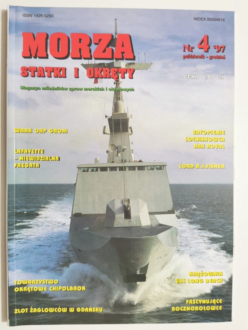 MORZA STATKI I OKRĘTY. 4’97 PAŹDZIERNIK-GRUDZIEŃ