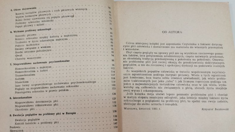 PŁEĆ CZŁOWIEKA - Krzysztof Boczkowski 1987