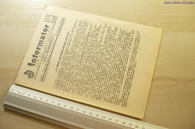 INFORMATOR. KOMIET ZAŁOŻYCIELSKI NIEZALEŻNYCH 27