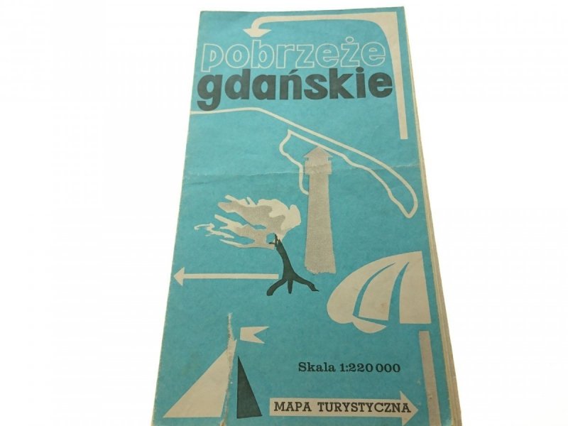 POBRZEŻE GDAŃSKIE 1:220 000 (Wydanie X 1985)