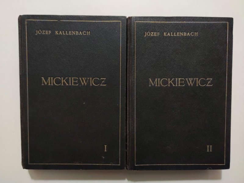 ADAM MICKIEWICZ CZ 1 I 2 1918 ROK - Józef Kallenbach