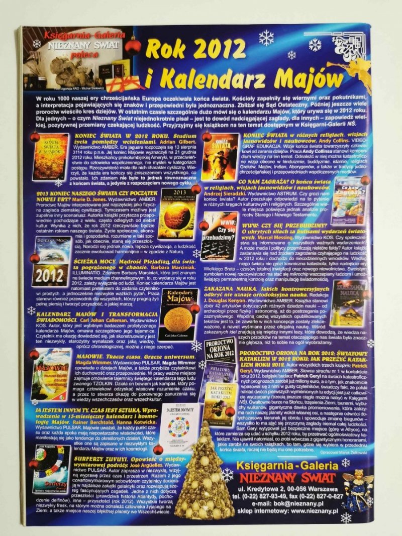 NIEZNANY ŚWIAT NR 12 2009 (228) KOSMICZNE SZEPTY