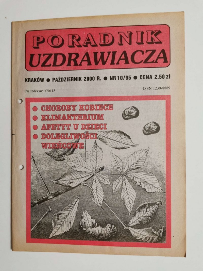 PORADNIK UZDRAWIACZA NR 10/95 PAŹDZIERNIK 2000 r.