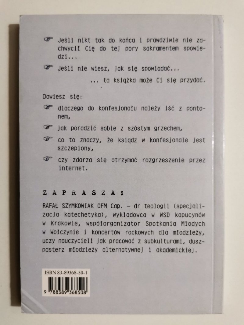 SPOWIEDŹ JEST SPOKO - Rafał Szymkowiak OFM Cap 