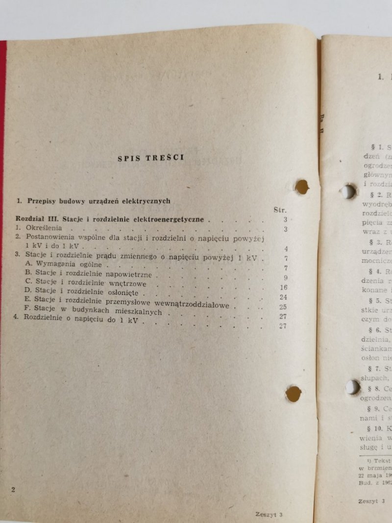PRZEPISY BUDOWY URZĄDZEŃ ELEKTROENERGETYCZNYCH ZESZYT 3 STACJE ELEKTROENERGETYCZNE 1980