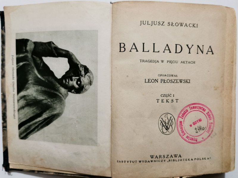 BALLADYNA - Juliusz Słowacki