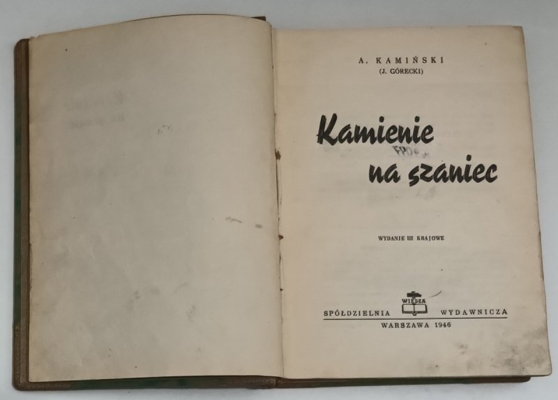 KAMIENIE NA SZANIEC - A. Kamiński