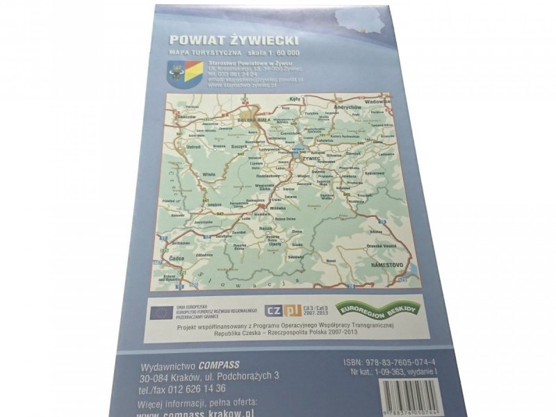 POWIAT ŻYWIECKI. MAPA TURYSTYCZNA 