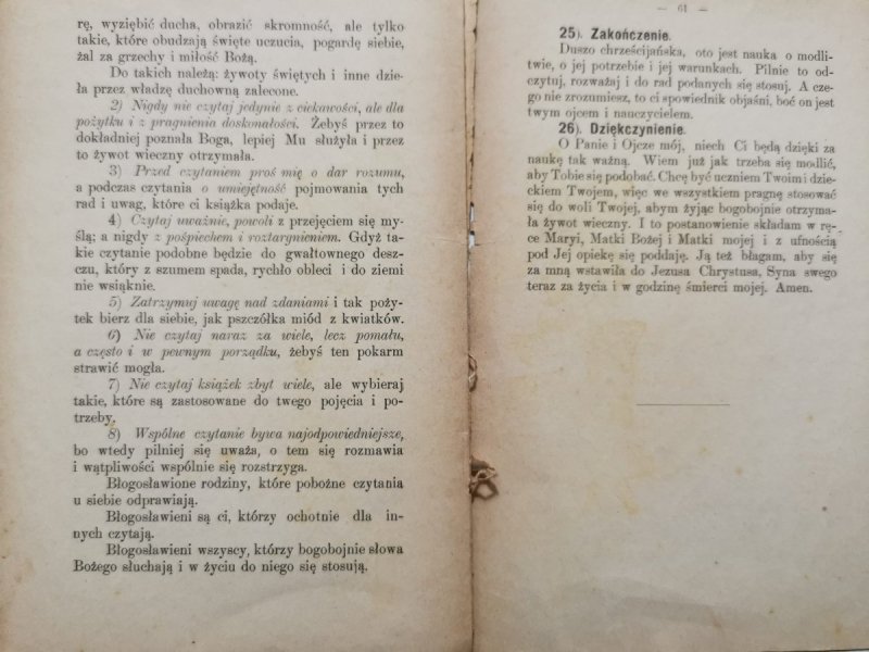  UWAGI O MODLITWIE DLA KAŻDEGO WIELCE POŻYTECZNE 1904