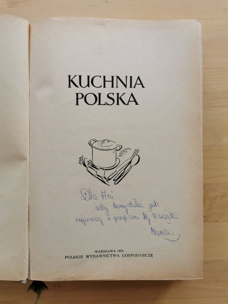 KUCHNIA POLSKA - red. Dr Stanisław Berger 1955