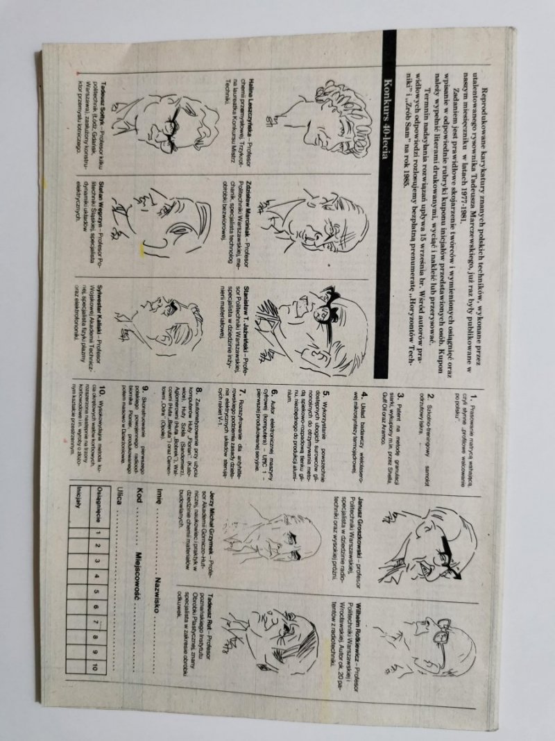 HORYZONTY TECHNIKI NR 7 LIPIEC 1984
