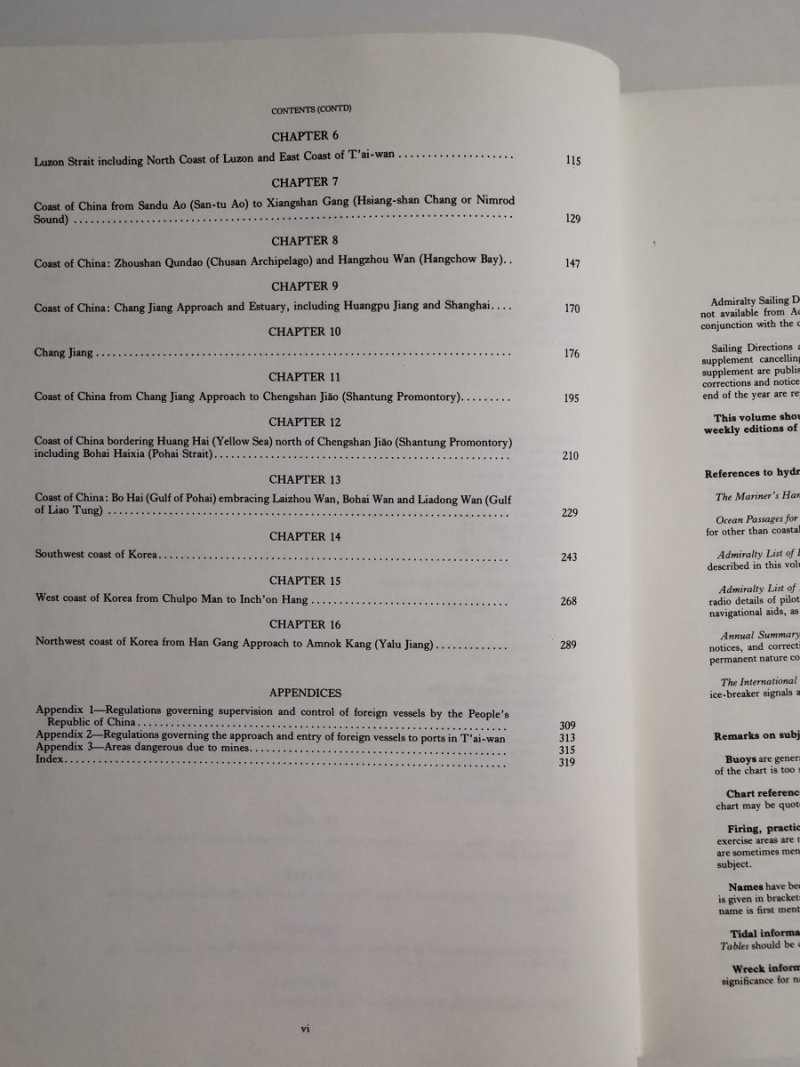 CHINA SEA PILOT VOLUME III 1982