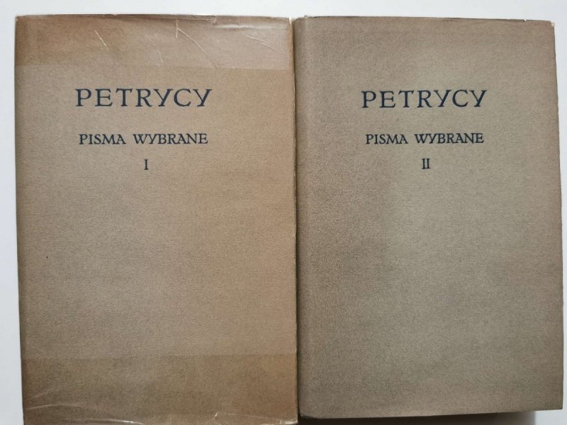 Pisma Wybrane tom I i II - Petrycy