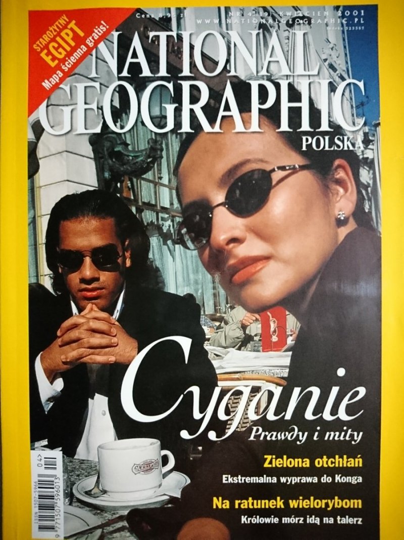 NATIONAL GEOGRAPHIC POLSKA 4-2001 + DODATEK