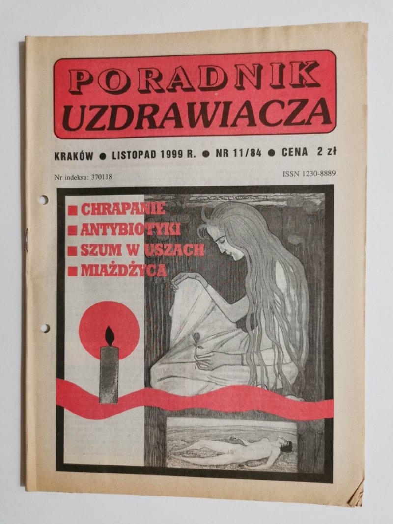 PORADNIK UZDRAWIACZA NR 11/84 LISTOPAD 1999 r.