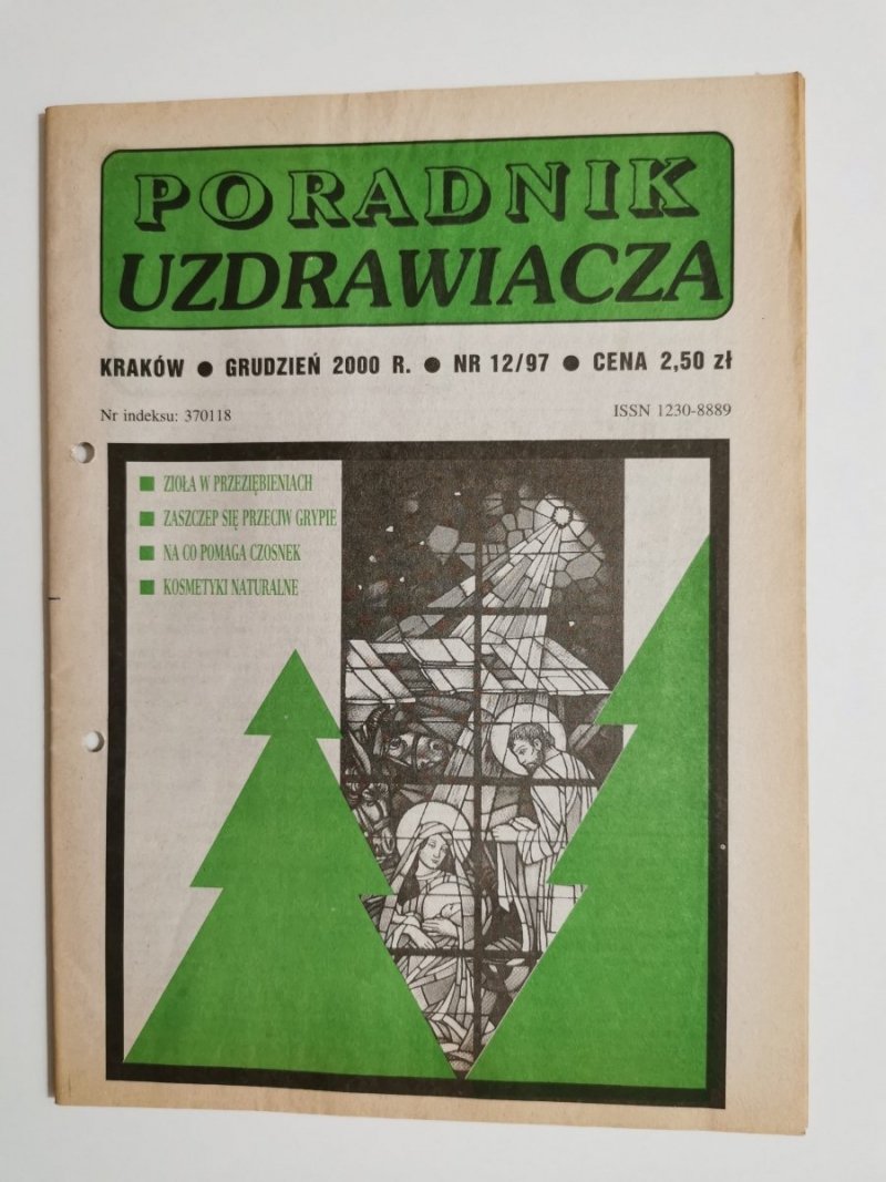 PORADNIK UZDRAWIACZA NR 12/97 GRUDZIEŃ 2000 r.