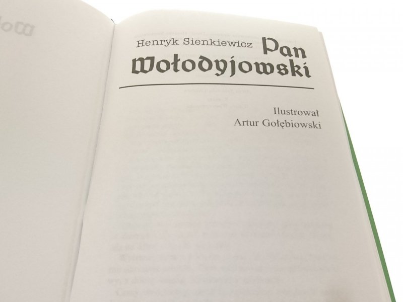 PAN WOŁODYJOWSKI - Henryk Sienkiewicz 1996