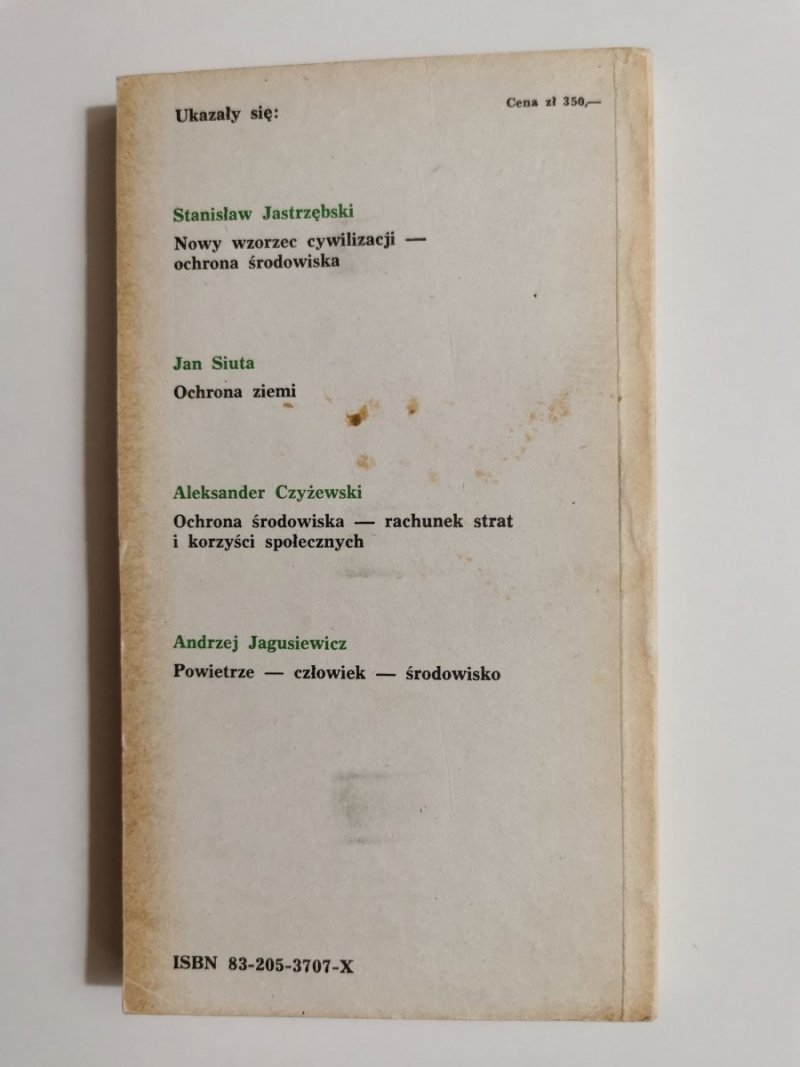 OCHRONA BAŁTYKU I JEGO ZASOBÓW - Alfons Sikora 1988