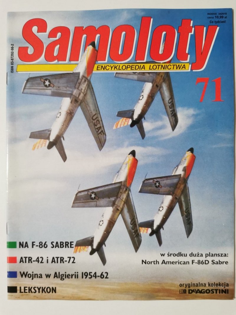 SAMOLOTY ENCYKLOPEDIA LOTNICTWA NR 71 