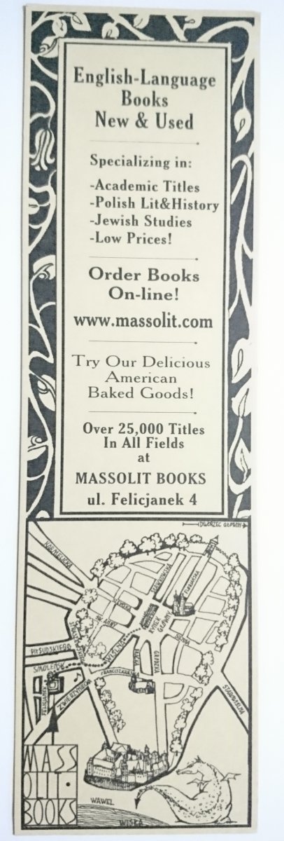 ZAKŁADKA. MASSOLIT BOOKS AND CAFE