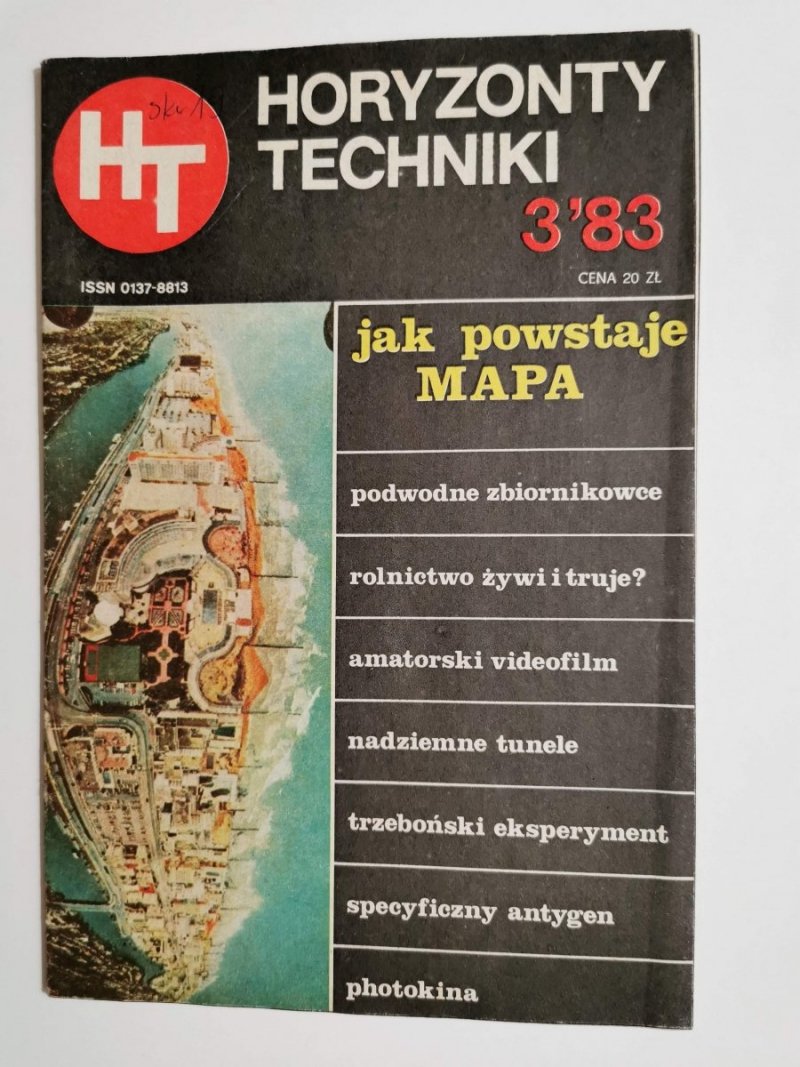 HORYZONTY TECHNIKI NR 3'83 JAK POWSTAJE MAPA