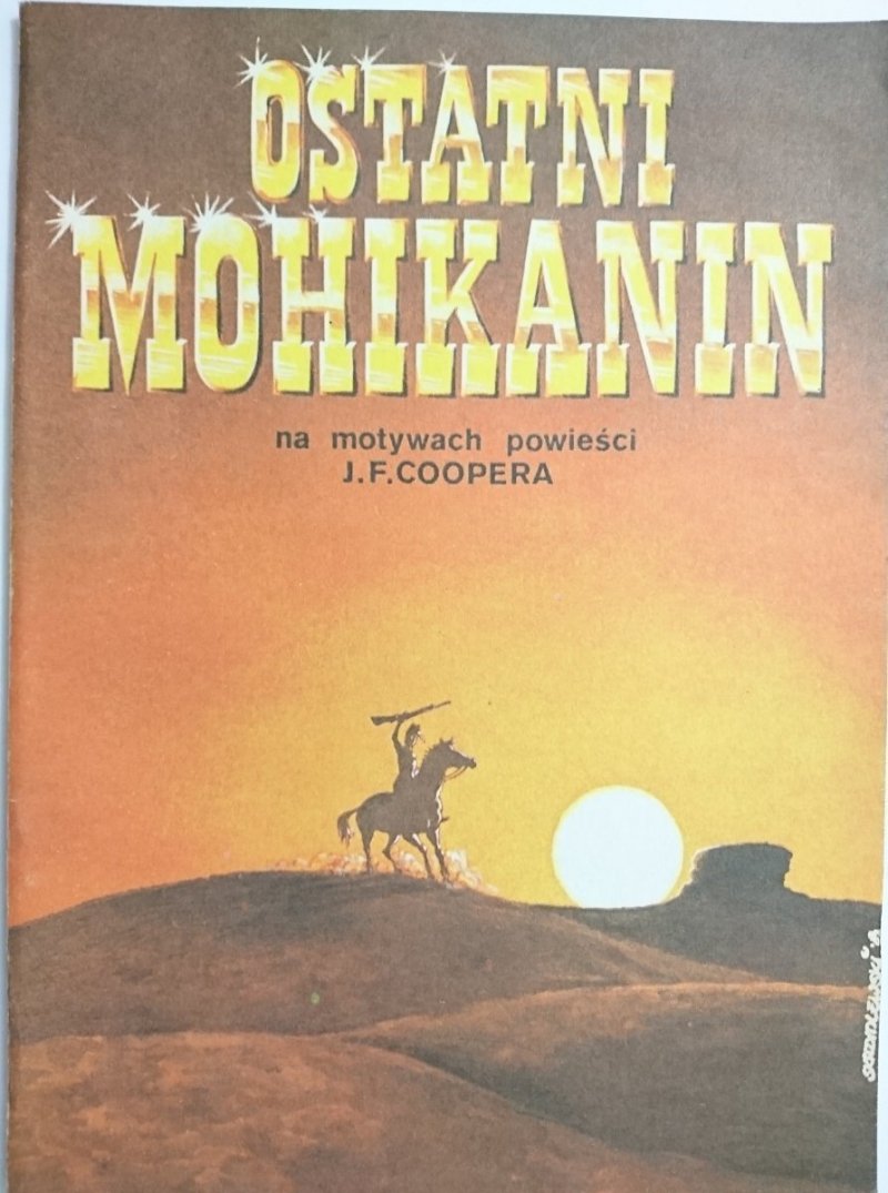 OSTATNI MOHIKANIN - Horvath, Zórad 1988