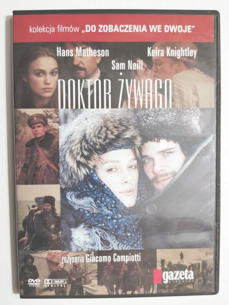 DVD. DOKTOR ŻYWAGO. REŻ. GIACOMO CAMPIOTTI