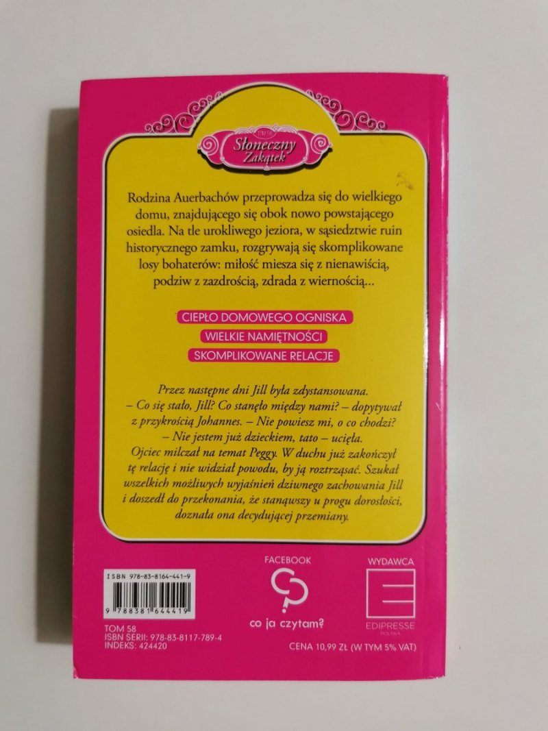SŁONECZNY ZAKĄTEK TOM 58 ZABŁĄKANE SERCE - Patricia Vandenberg 2019