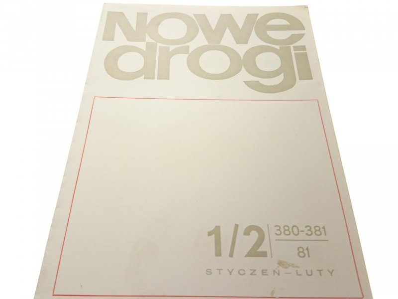 NOWE DROGI 1/2 380-381 (1981)