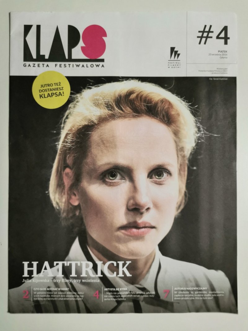 GAZETA FESTIWALOWA KLAPS NR 4/2016