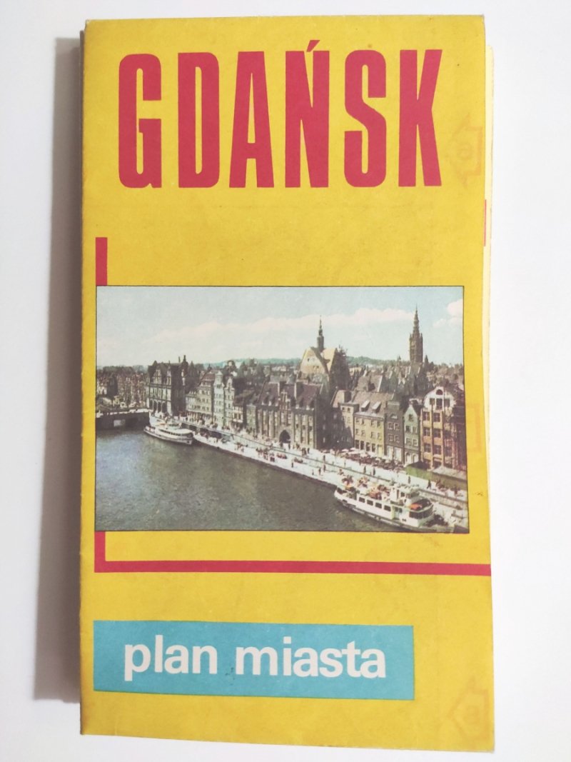 PLAN MIASTA GDAŃSK 1983