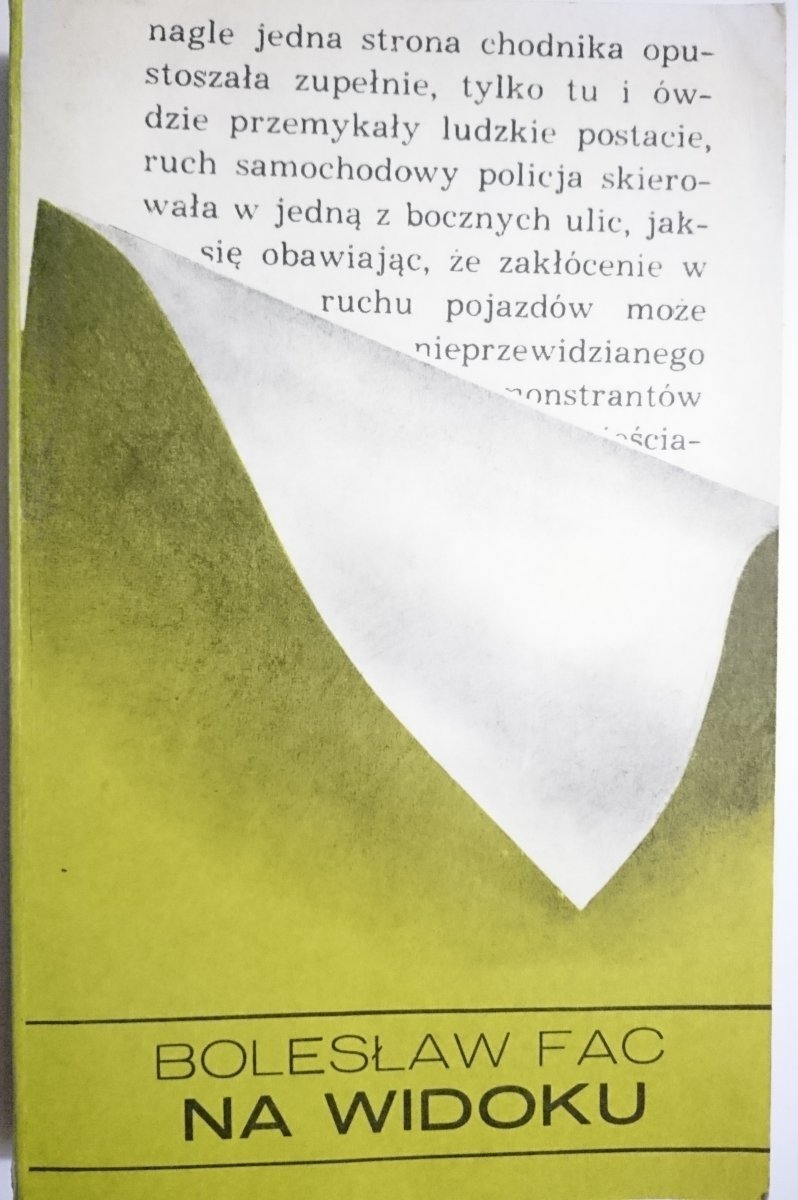 NA WIDOKU - Bolesław Fac 1979
