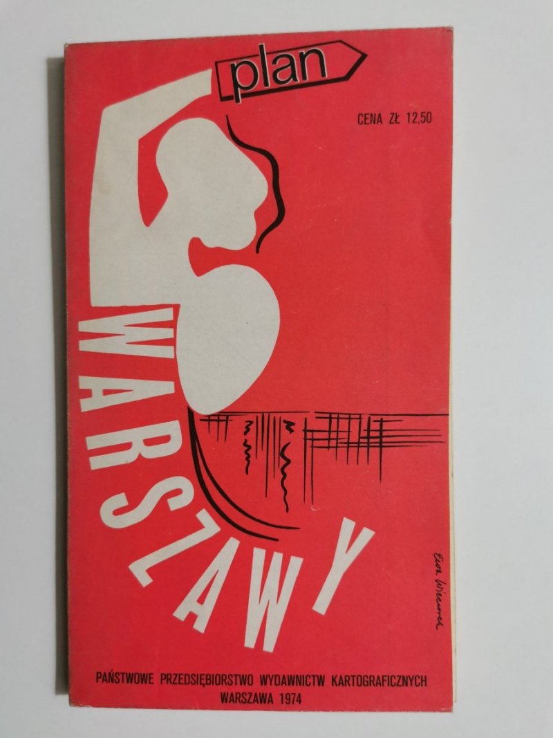 PLAN WARSZAWY 1974