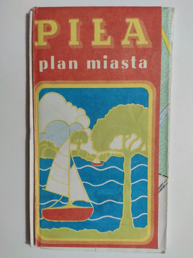 PIŁA PLAN MIASTA 1985