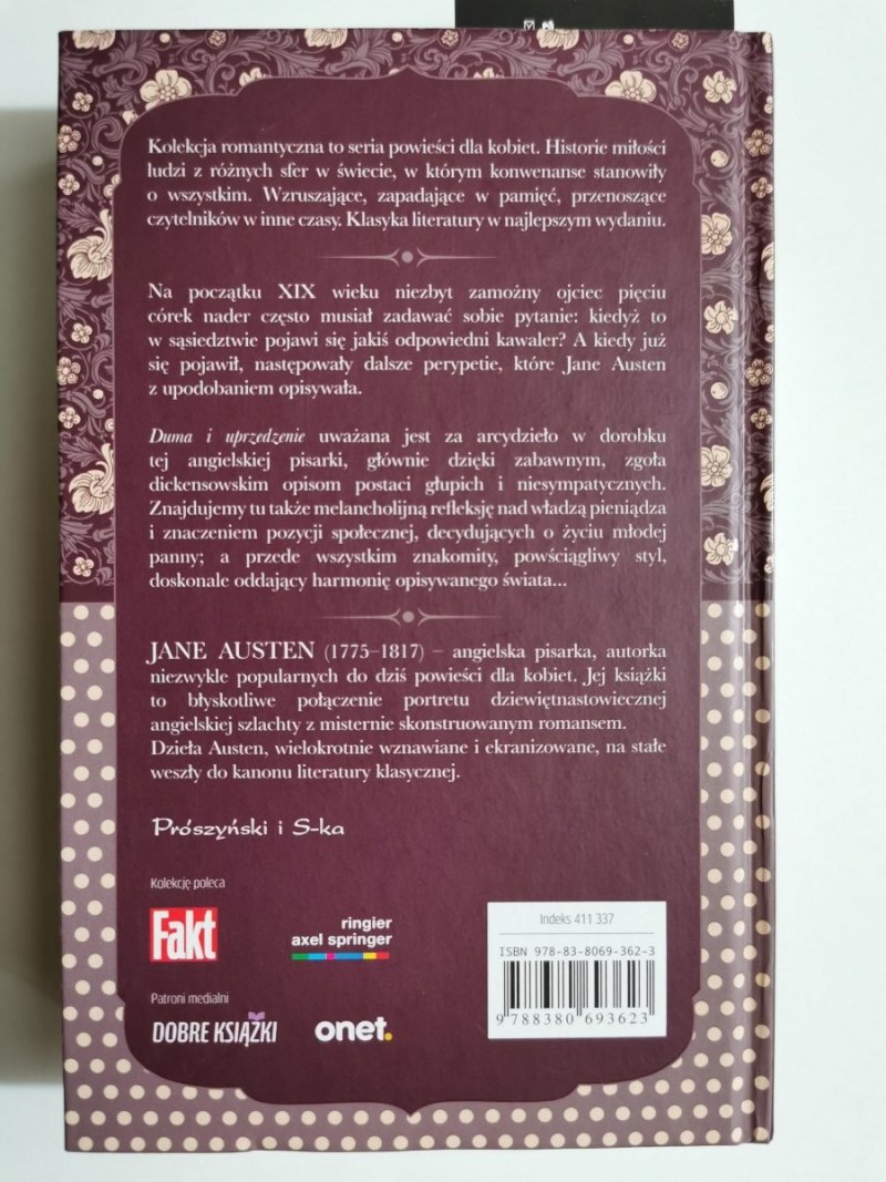 DUMA I UPRZEDZENIE - Jane Austen 