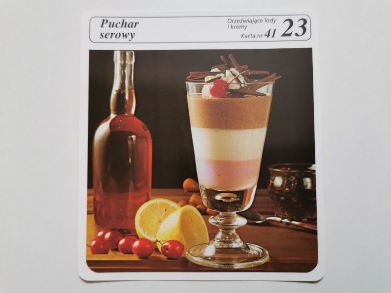 KARTA KULINARNA NR. 41 PUCHAR SEROWY