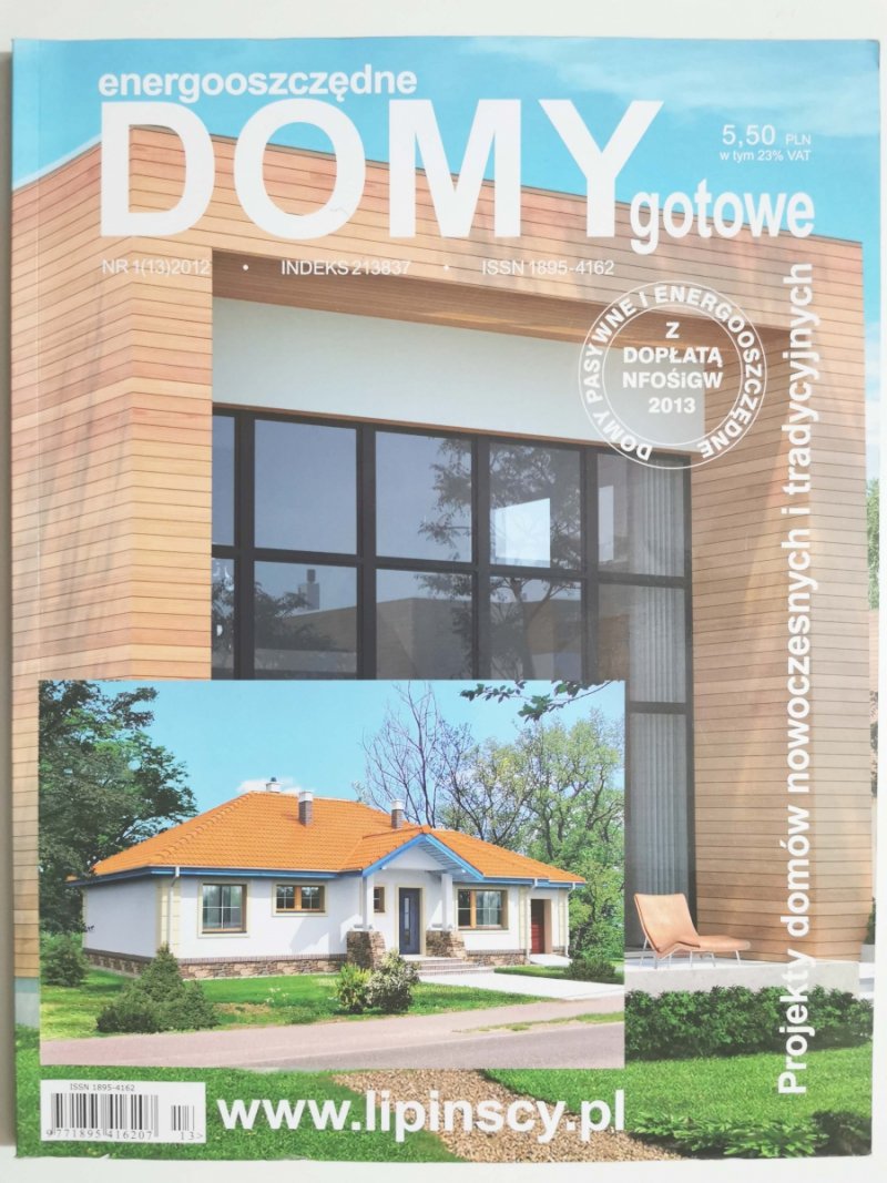 ENERGOOSZCZĘDNE DOMY. NR1(13) 2012