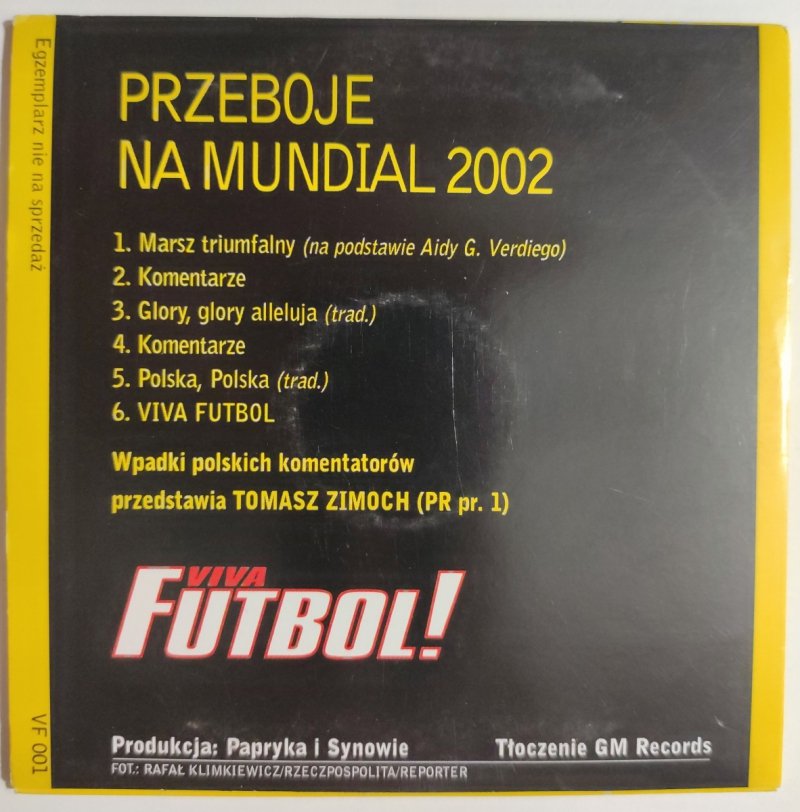 CD. PRZEBOJE NA MUNDIAL 2002