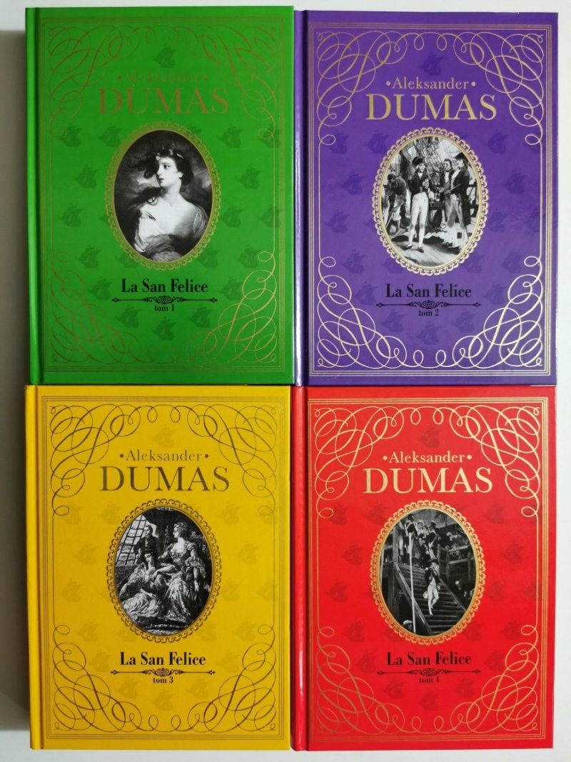 LA SAN FELICE tomy od 1 do 4 - Aleksander Dumas 