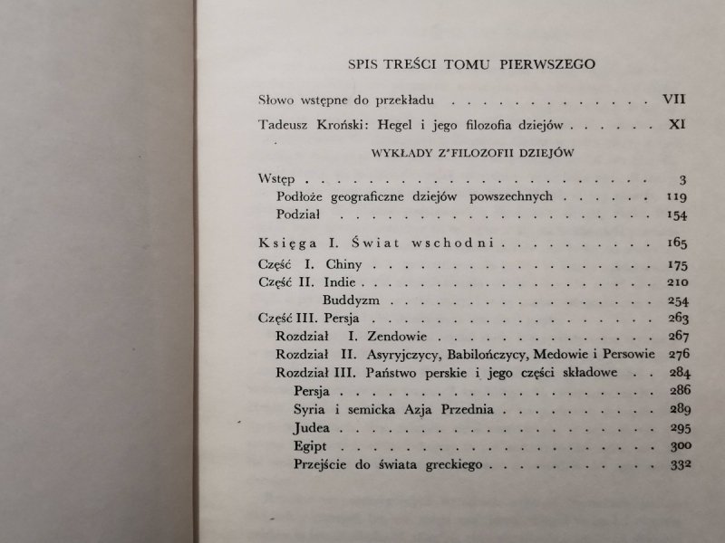 Wykłady z filozofii dziejów tom I i II - Hegel