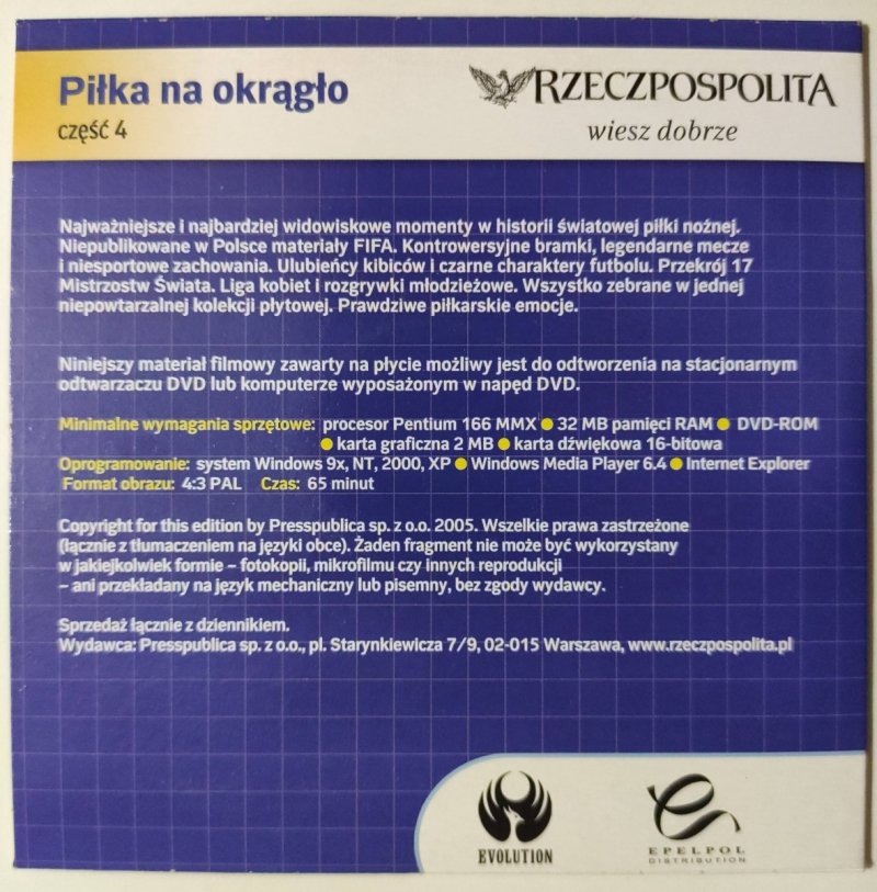 DVD. PIŁKA NA OKRĄGŁO CZĘŚĆ 4 